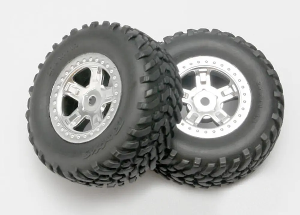 Sctoff-Road Racing Tires, Sct Wheels, Satin Chrome 1