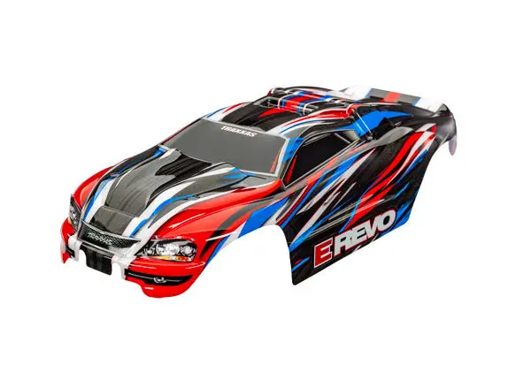 E-Revo 1/16 Body, Red & Blue 1