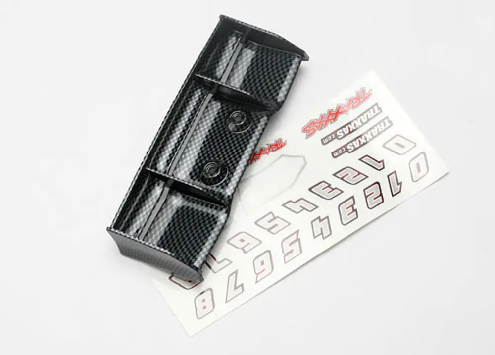 Wing 1/16 E-Revo, Exo-Carbon Finish & Decal Sheet 1