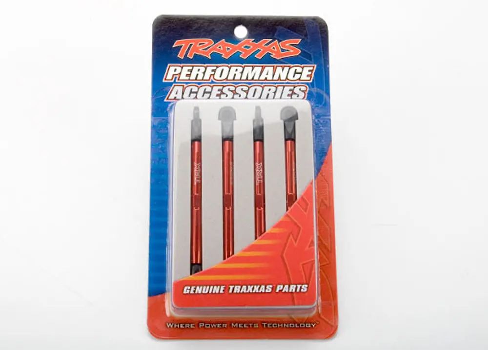 Aluminum Toe Links, Assembled, Red 1