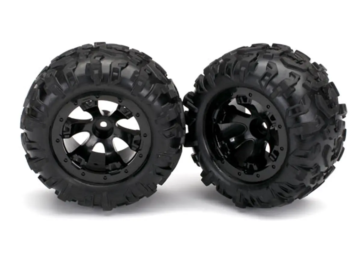 Canyon At Tires, Geode Beadlock Style Wheels, Black 1