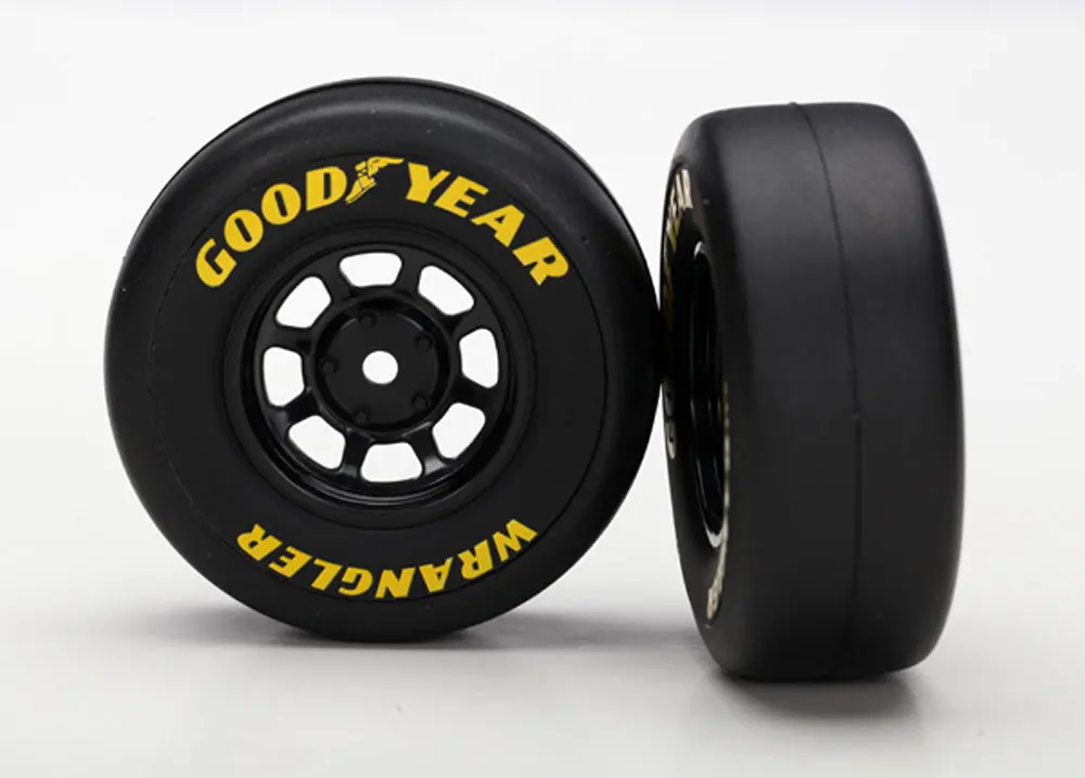 Goodyear Wrangler Tires, 8-Spoke Wheels, 1.9", Black 1