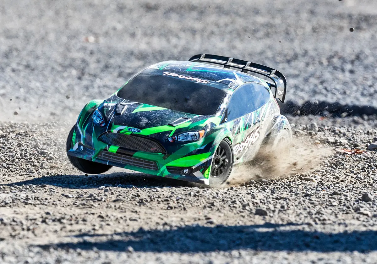 Ford Fiesta St Vxl 1/10 4Wd Rally Car Rtr, Green 1
