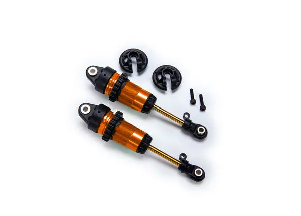 Fully Assembled Long Gtr Shocks, Orange W/ Tin Shafts 1