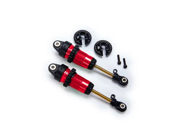 Fully Assembled Long Gtr Shocks, Red W/ Tin Shafts 1