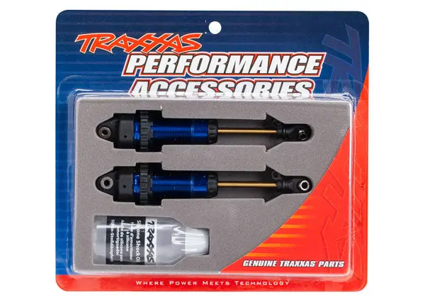Aluminum Gtr Xx-Long Shocks, Blue 1
