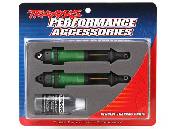 Aluminum Gtr Xx-Long Shocks, Green 1