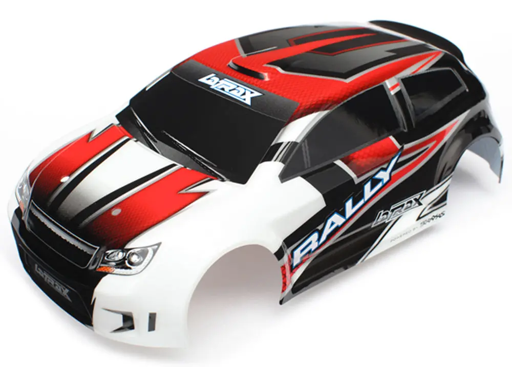Latrax 1/18 Rally Pre-Cut Body, Painted, Red 1