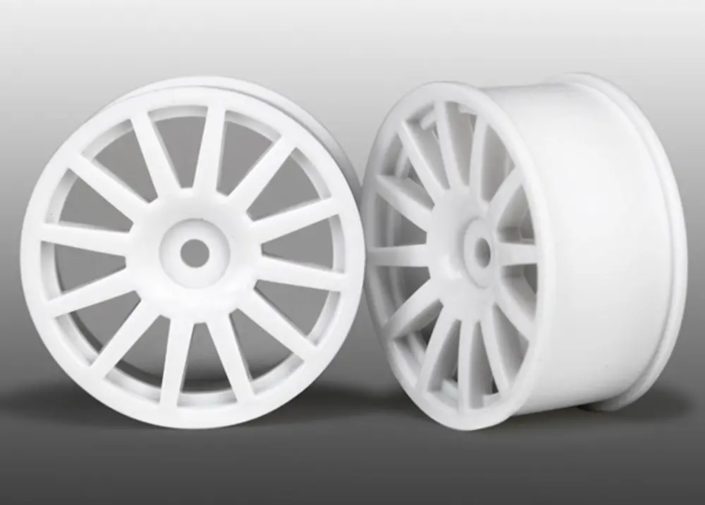12-Spoke Wheels, White, Rally 1