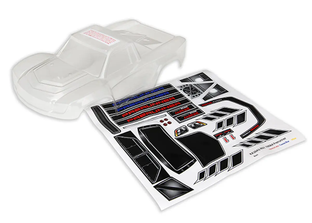 Latrax 1/18 Desert Prerunner Pre-Cut Body, Clear 1