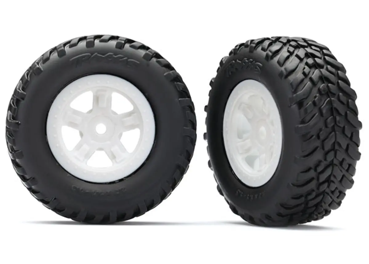 Sct Off-Road Racing Tires & Sct Wheels, White 1