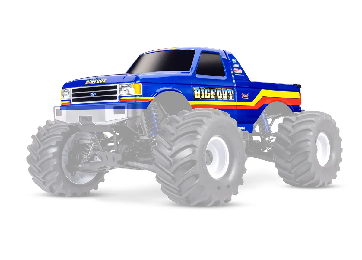 X-Monster Ford F-150 Body, Blue Bigfoot No. 8 1