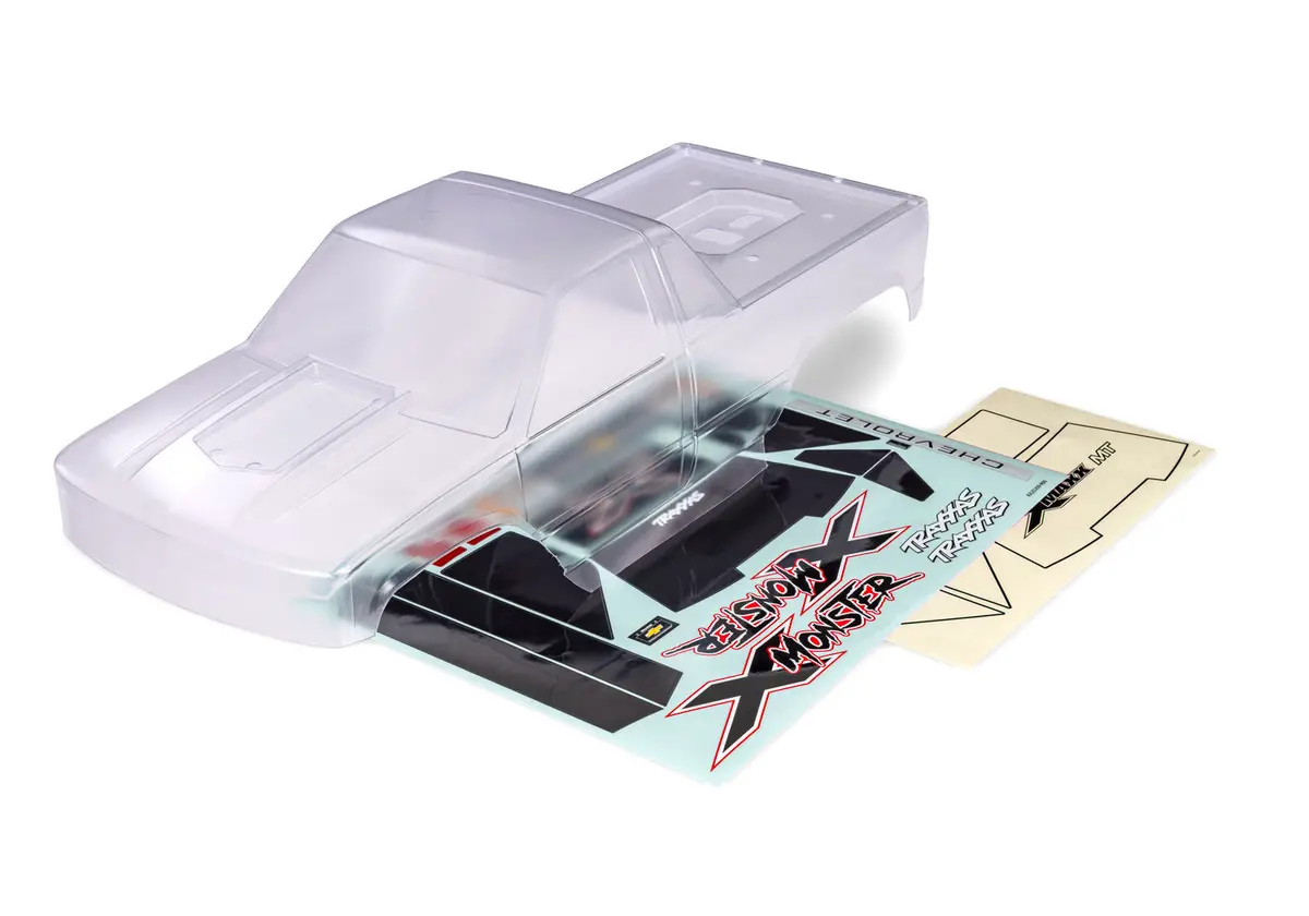 X-Monster 4X4 Chevy Gmt400 Ck Body, Clear 1