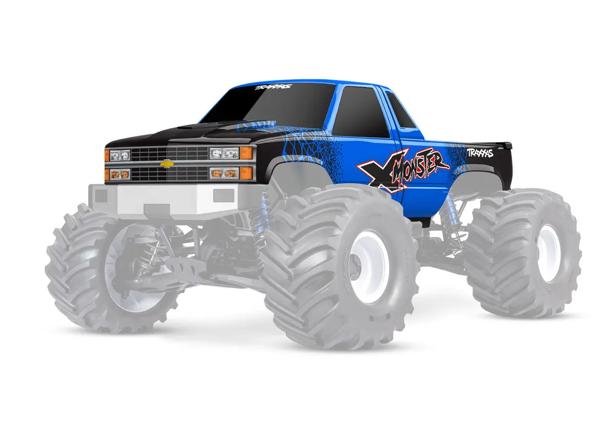 X-Monster 4X4 Chevy Gmt400 Ck Body, Blue 1