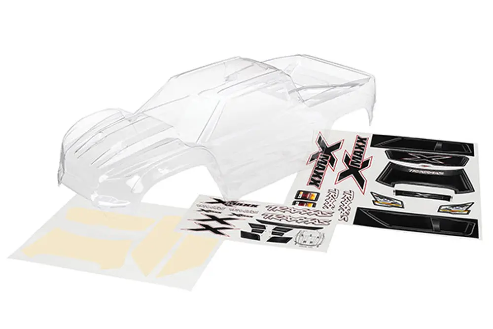 X-Maxx Pre-Cut Body, Clear 1