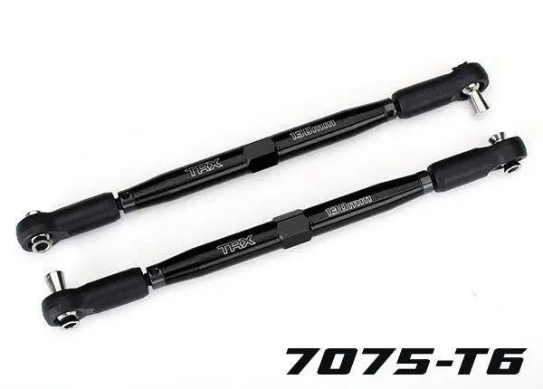 X-Maxx Aluminum Toe Links, Black 1