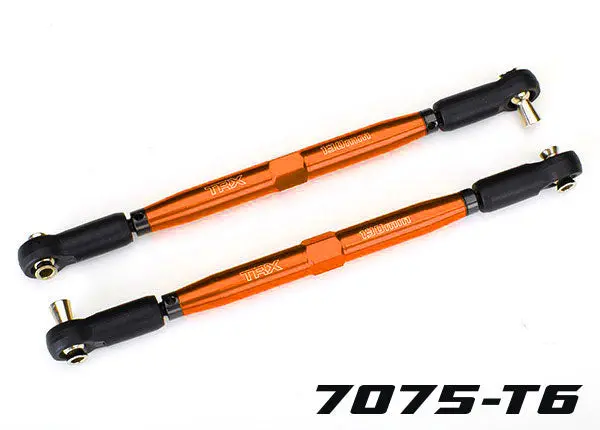 X-Maxx Aluminum Toe Links, Orange 1