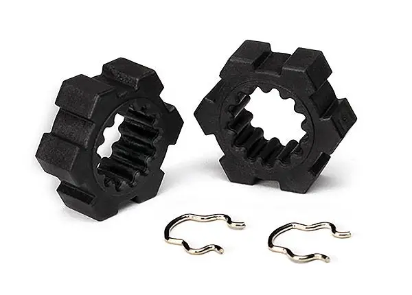 Hex Wheel Hubs W/ Clips 1
