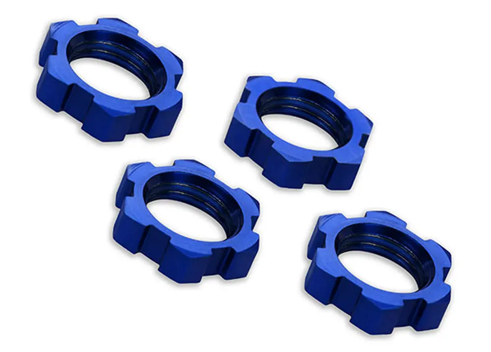 17Mm Splined Wheel Nut, Blue, X-Maxx 1