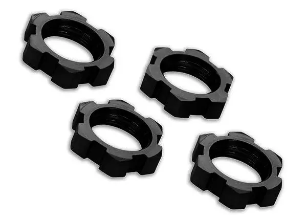 17Mm Splined Wheel Nut, Black, X-Maxx 1