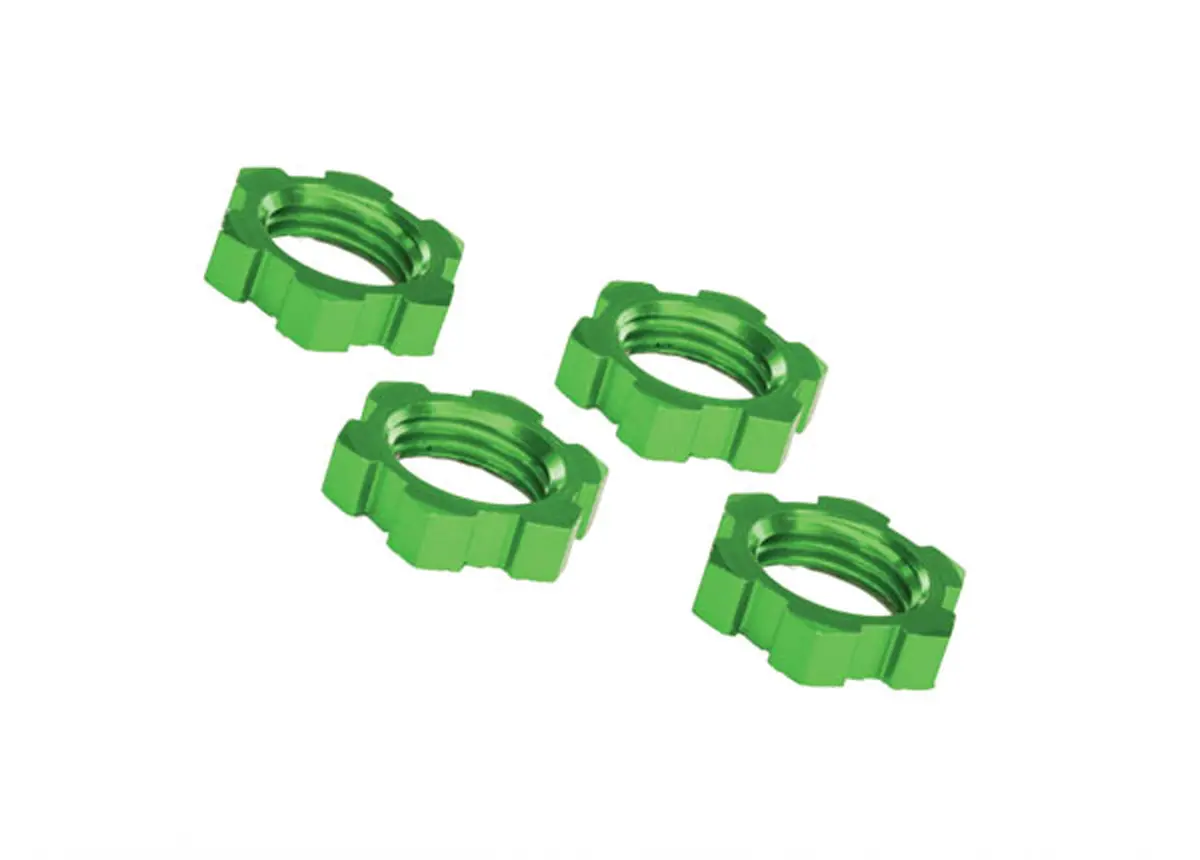 17Mm Splined Wheel Nut, Green, X-Maxx 1