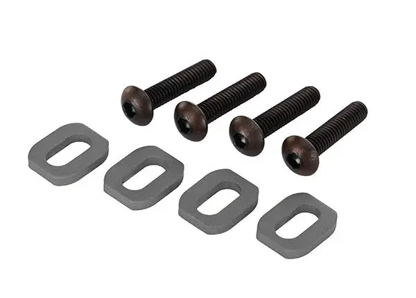 Aluminum Motor Mount Washers W/ Screws, Gray 1