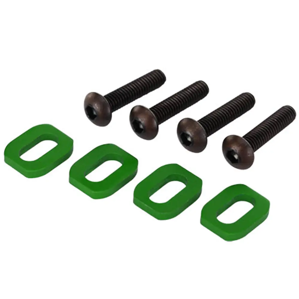 Aluminum Motor Mount Washers, Green, X-Maxx 1