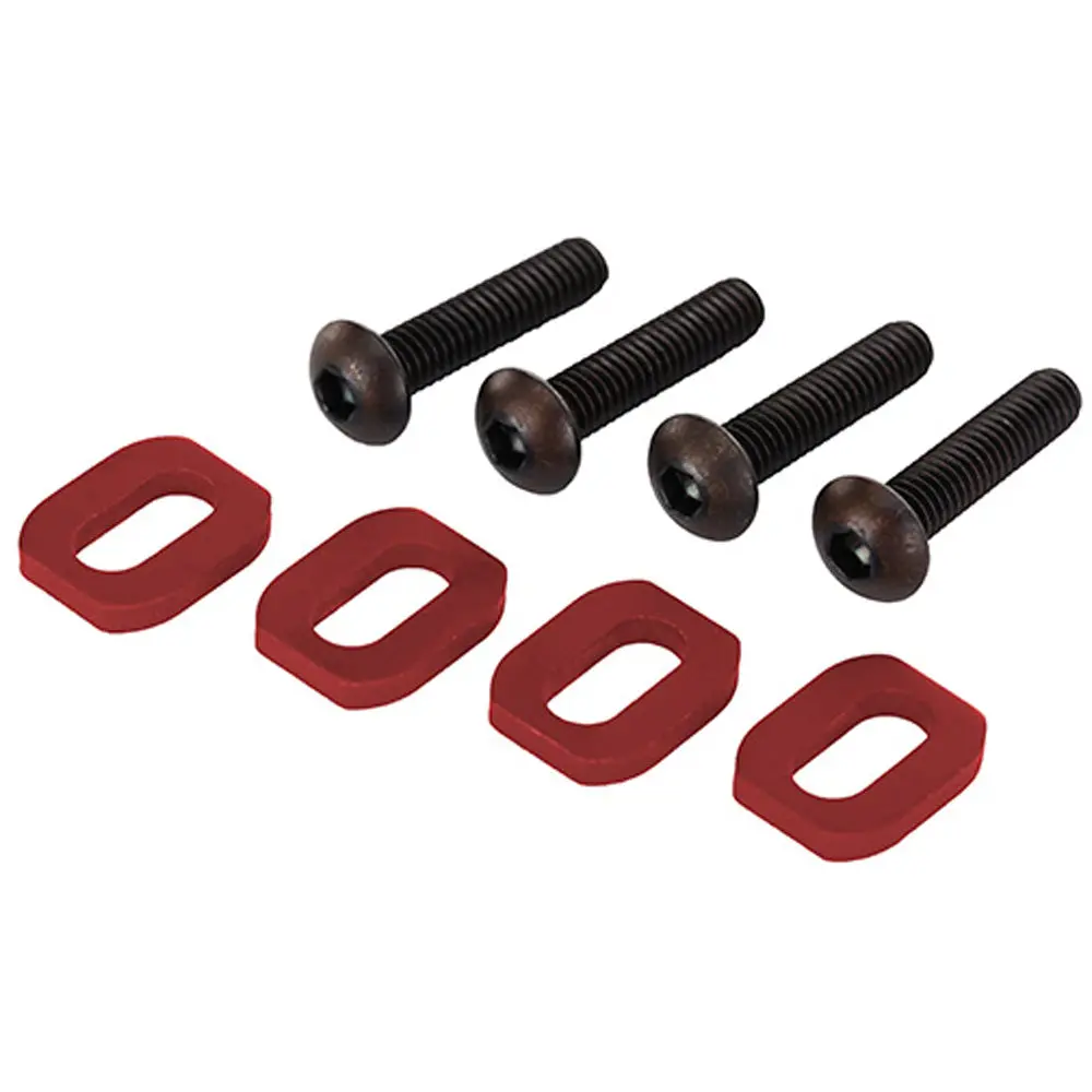 Aluminum Motor Mount Washers, Red, X-Maxx 1