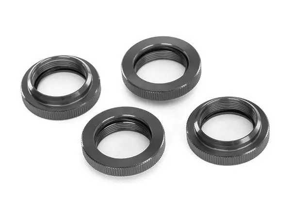 Aluminum Spring Retainers W/ O-Rings, Gray 1