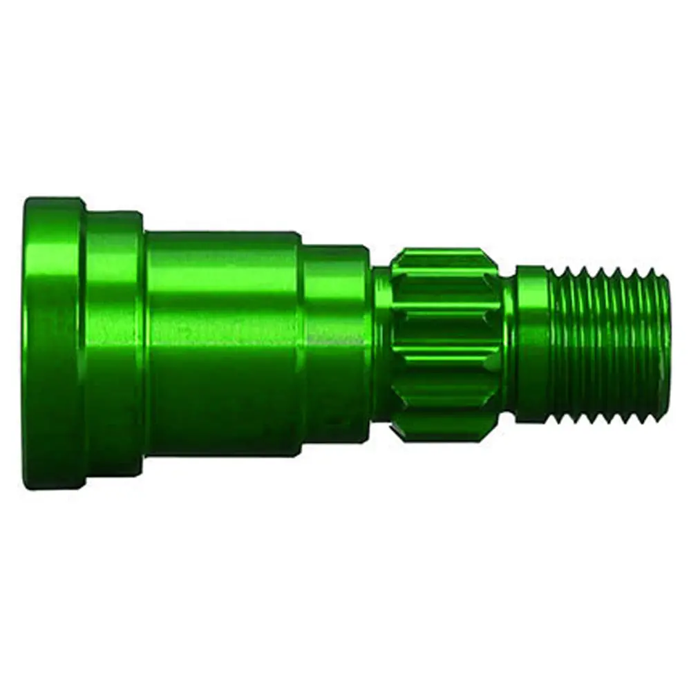 Aluminum Stub Axle, Green, X-Maxx 1