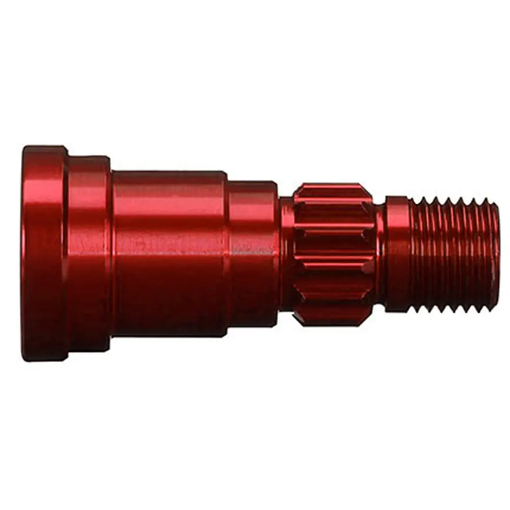 Aluminum Stub Axle, Red, X-Maxx 1