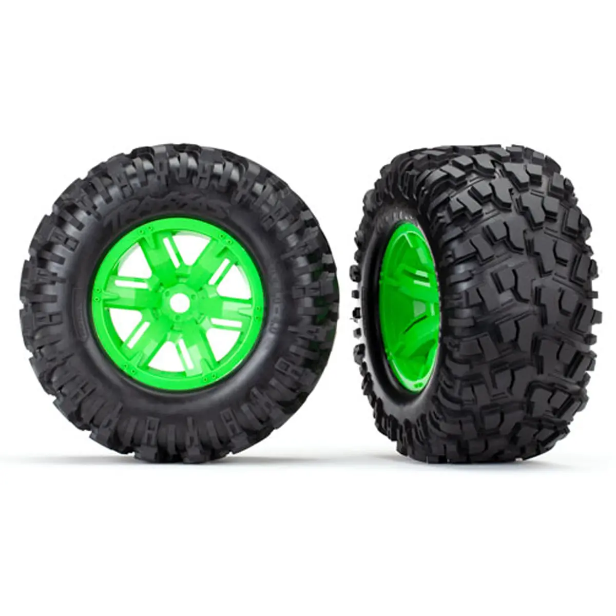 Maxx At Tires, X-Maxx Wheels, Green 1