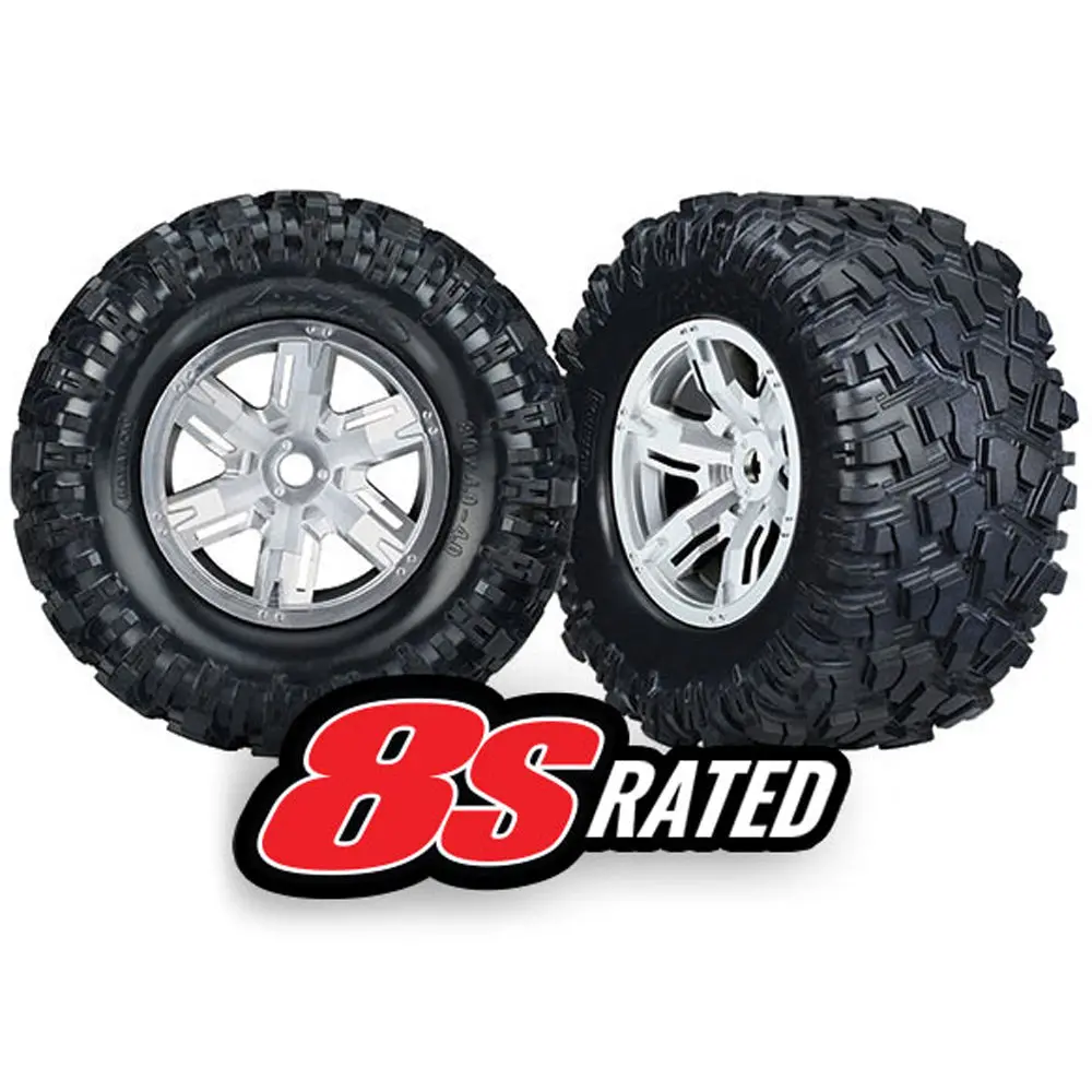Maxx At Tires, X-Maxx Wheels, Satin Chrome 1