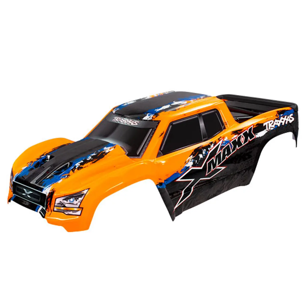 X-Maxx Pre-Cut Body, Assembled, Orange 1