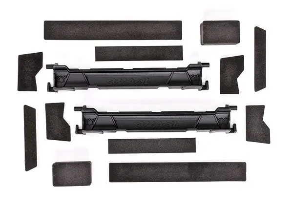 Battery Hold-Down W/ Spacers & Foam Pads 1
