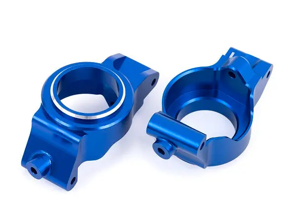 Aluminum Caster Blocks (C-Hubs), Left/Right, Blue 1