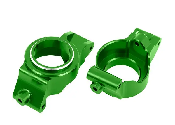 Aluminum Caster Blocks (C-Hubs), Left/Right, Green 1