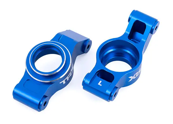 Aluminum Caster Blocks (C-Hubs), Left/Right, Blue 1