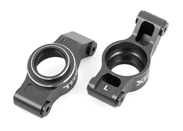Aluminum Stub Axle Carriers, Left/Right, Gray 1