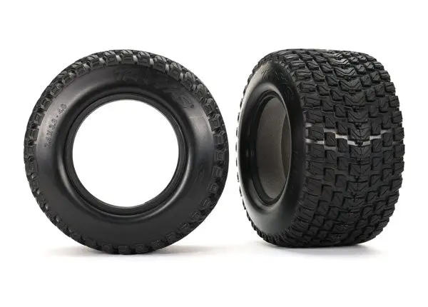 Left & Right 7.4"X4.0" Tires W/ Foam Inserts (2) 1
