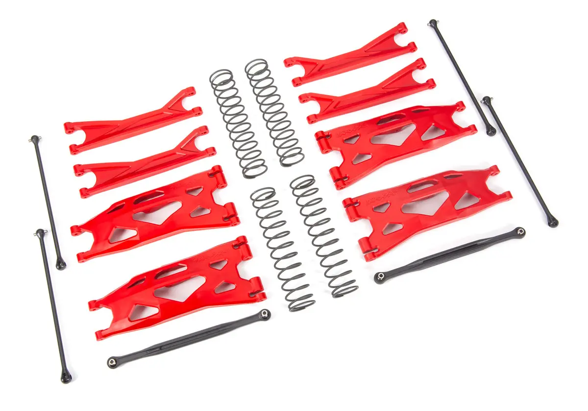 X-Maxx Widemaxx Suspension Kit, Red 1