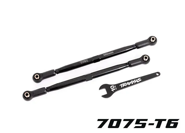 Front Aluminum Toe Links, Black 1
