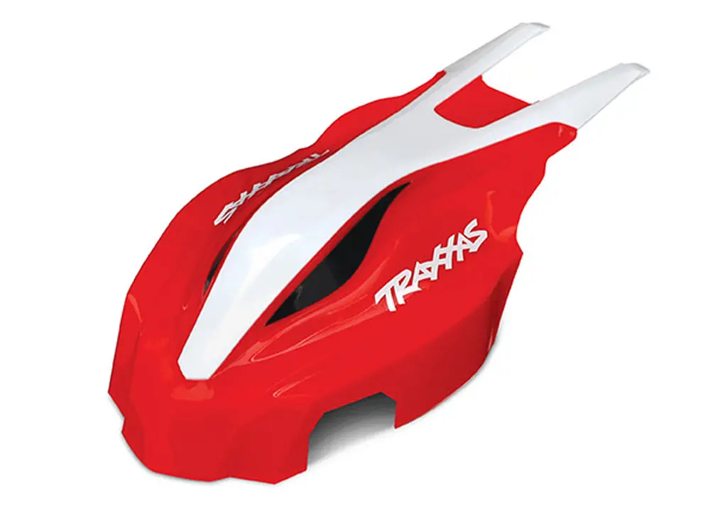 Aton Front Canopy, Red/White 1