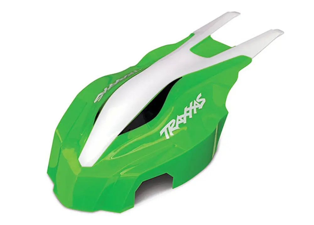 Aton Front Canopy, Green/White 1