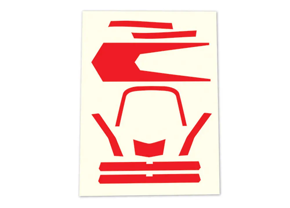 Aton High Visibility Decals, Red 1