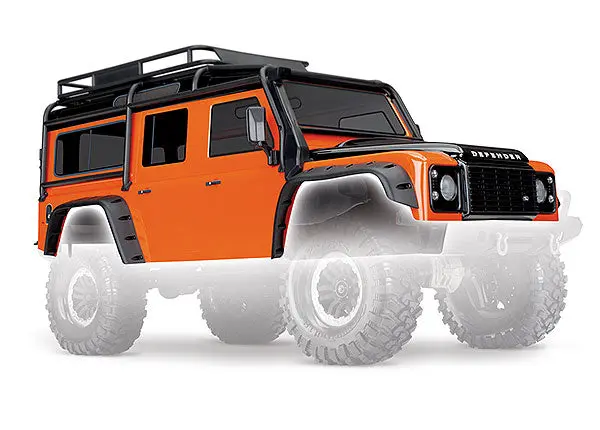 Trx-4 Land Rover Defender Body Complete, Orange 1