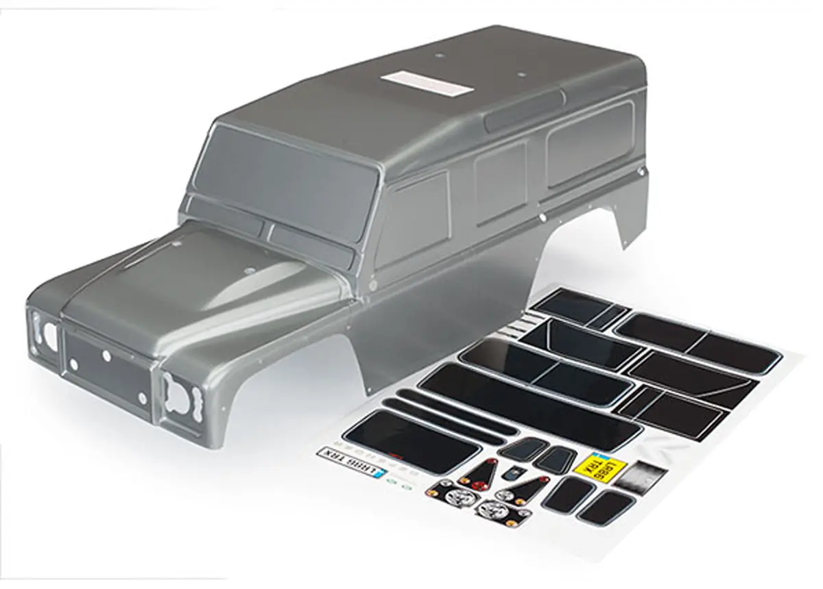 Trx-4 Land Rover Defender Body, Graphite Silver 1