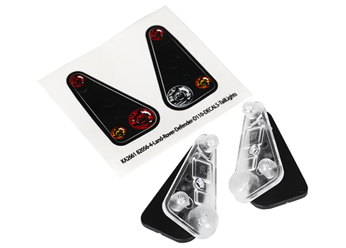 Tail Light Housing, Lenses, Decals 1