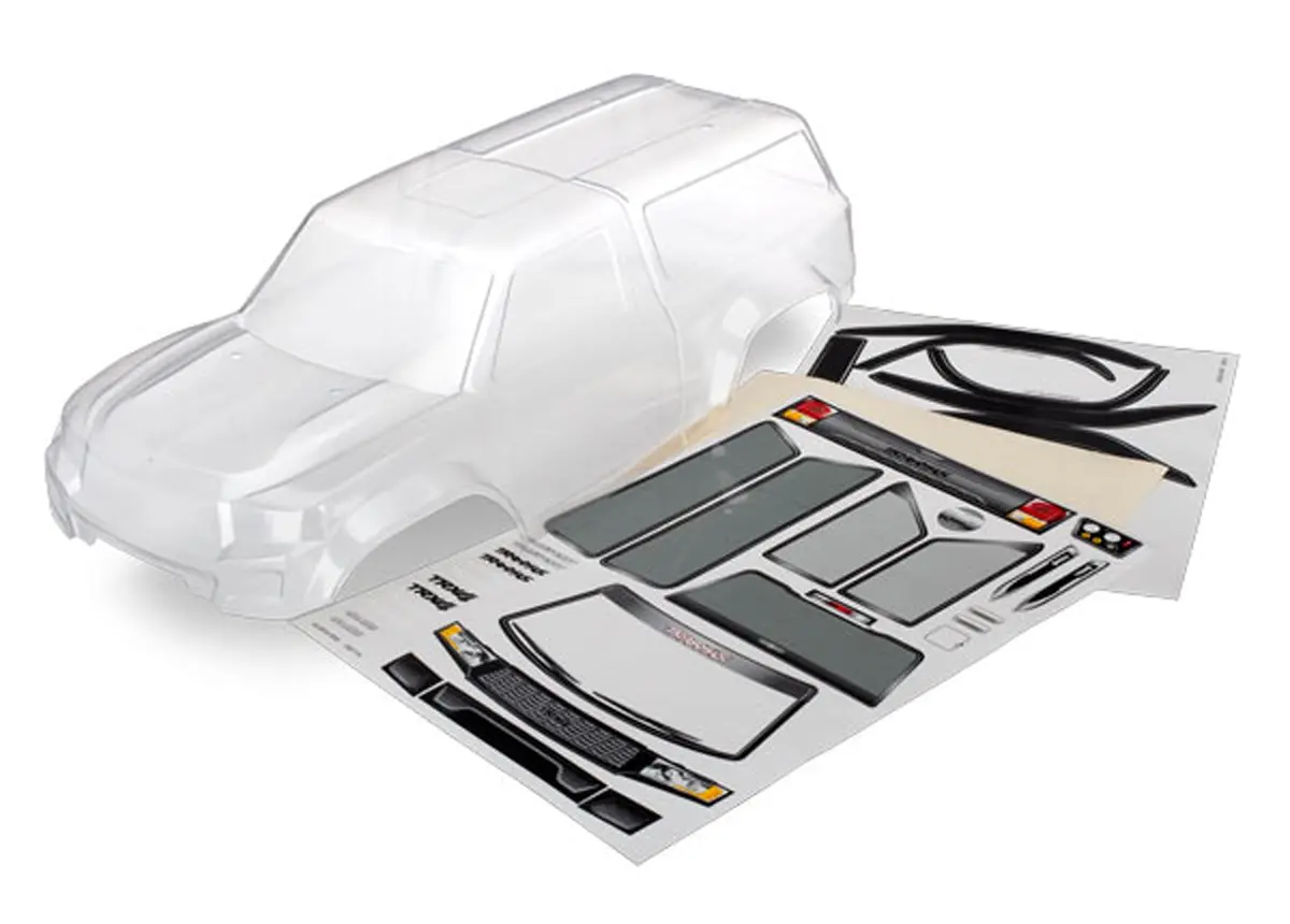Trx-4 Sport Pre-Cut Camper Body, Clear 1