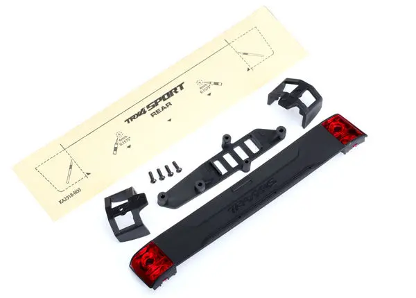 Trx-4 Tailgate Panel, Retainers & Mount 1